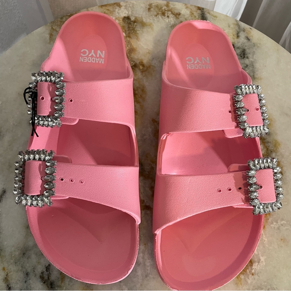 Madden NYC Pink Slides Sizes 7 & 10 New